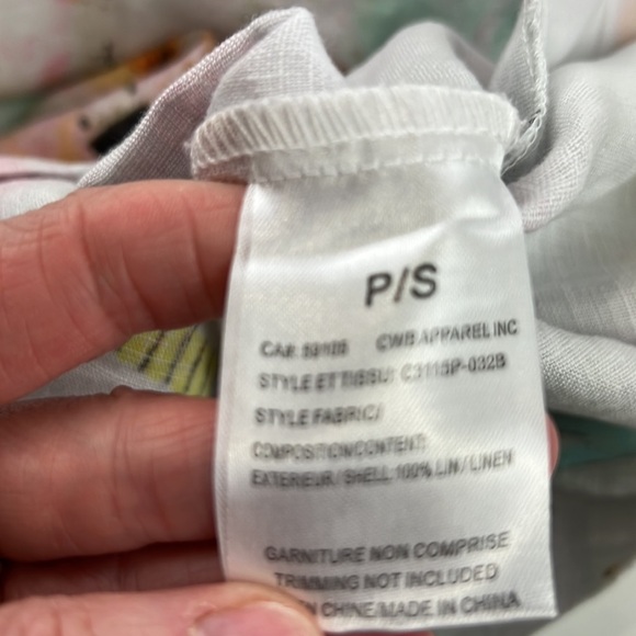 NWT Laura super cute muti-colour pastel 100% linen shift dress - Picture 10 of 11